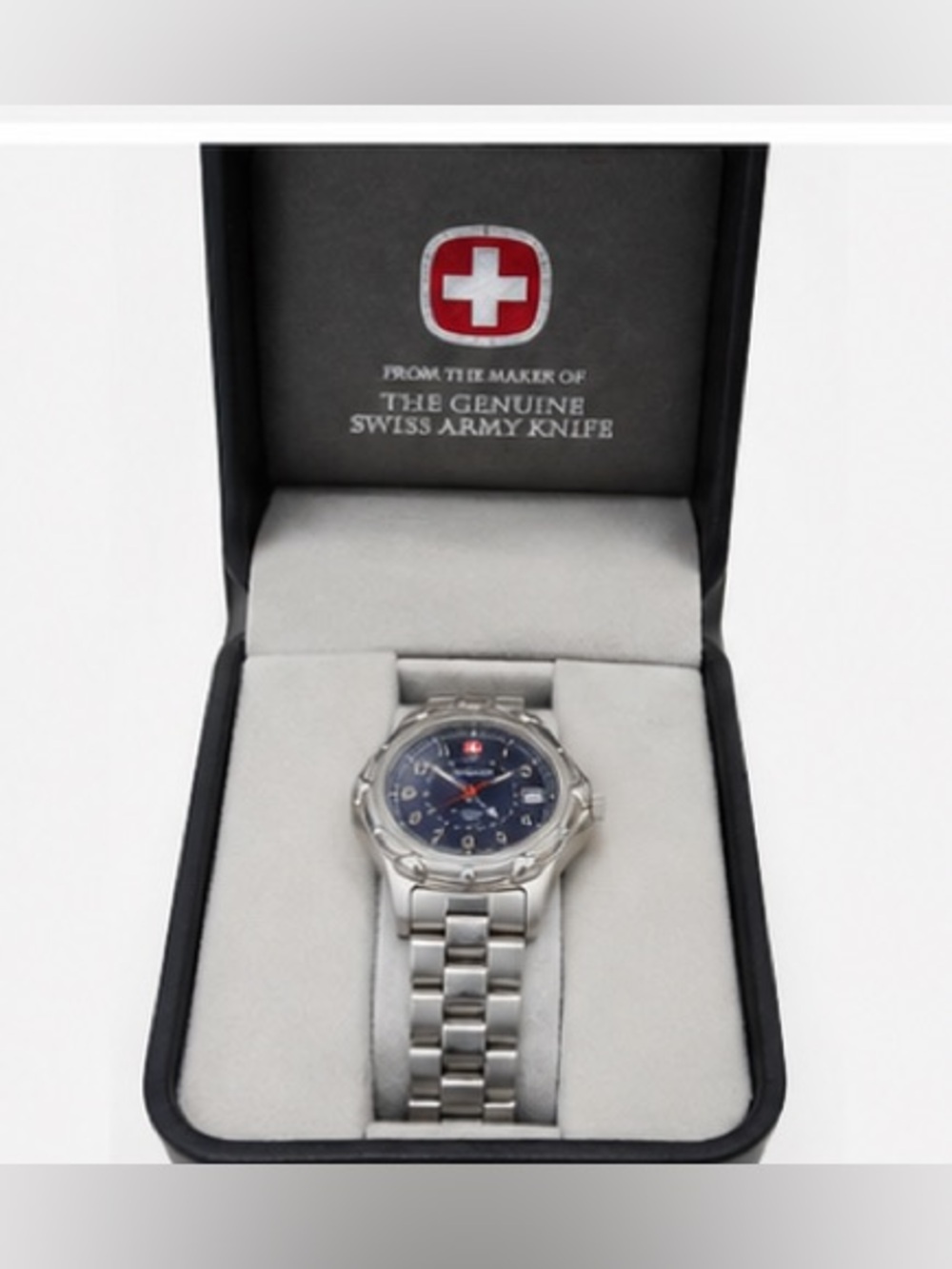 Unisex Stainless Steel Bracelet Watch - Blue Dial